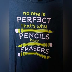 Cute teacher shirt size m